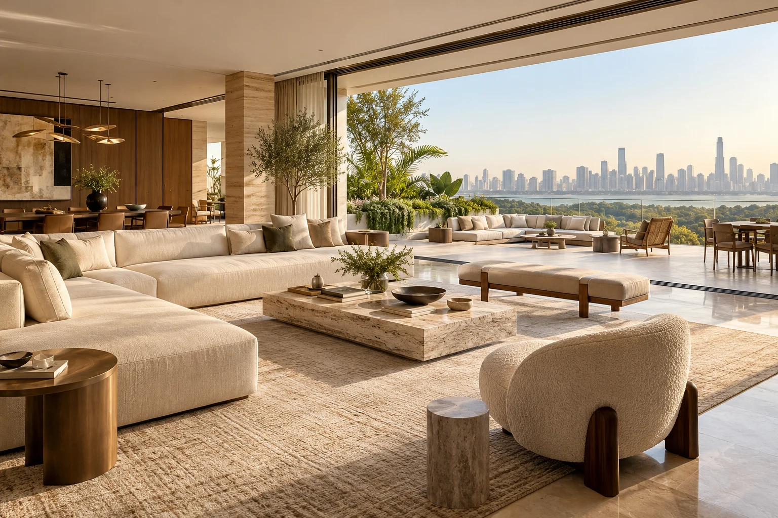 Contemporary penthouse concept