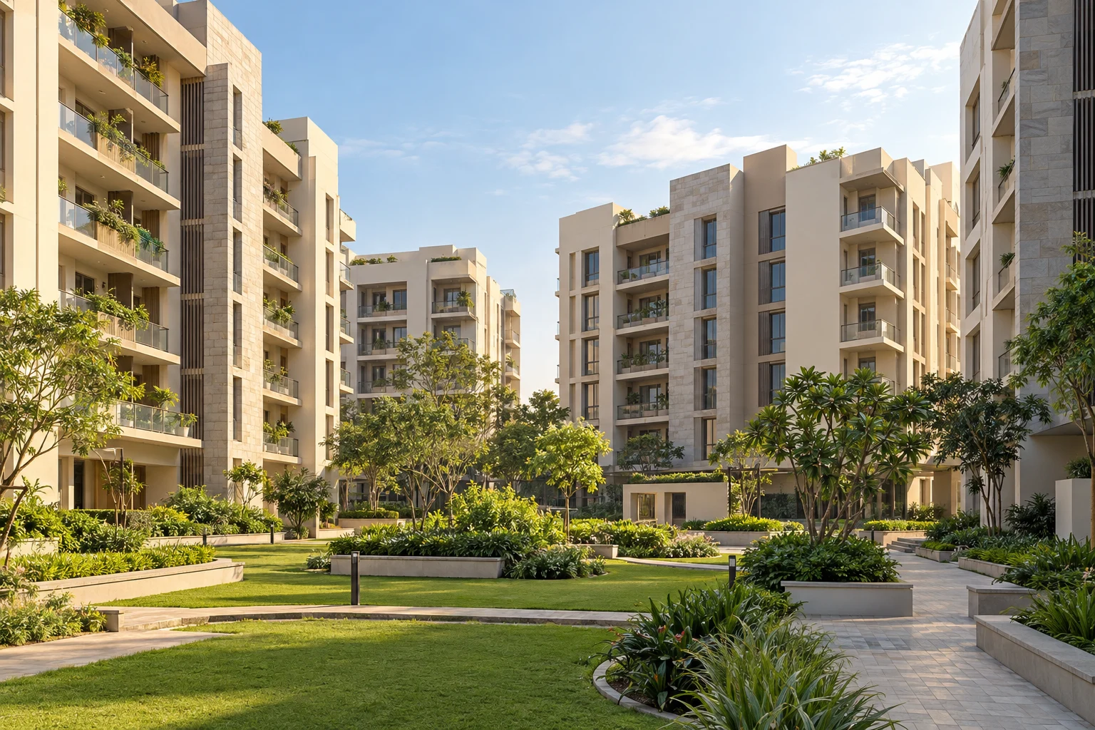 Cooperative societies architectural concept